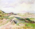 the dunes at knokke Camille Pissarro